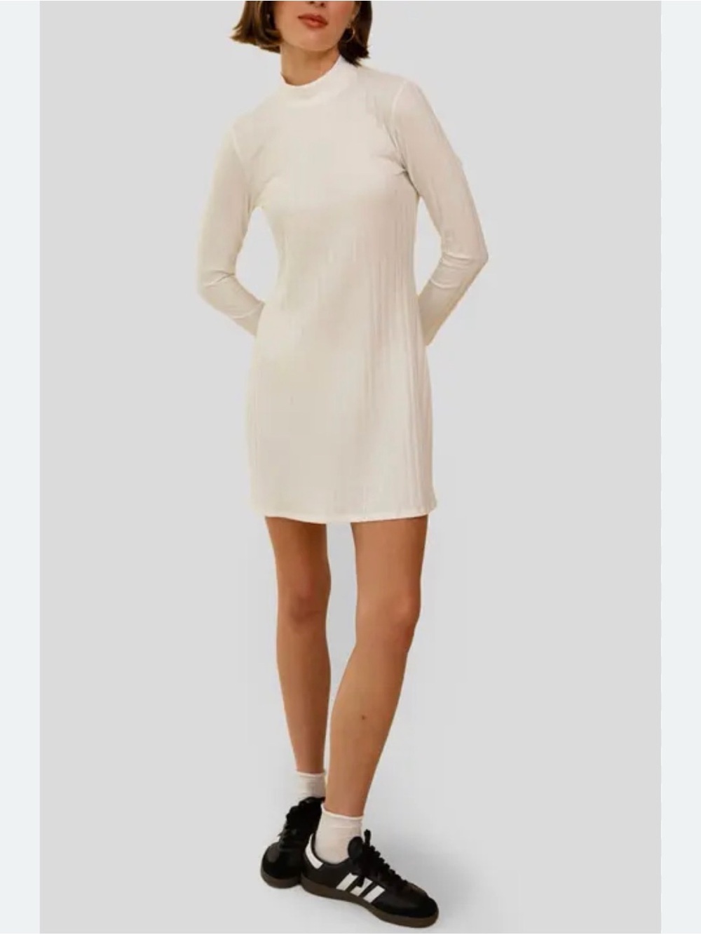 Alo Yoga Ribbed Sea Coast long-sleeve tee/dress